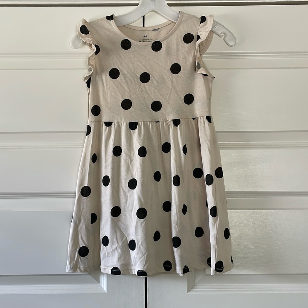 Cotton polka dot dress
